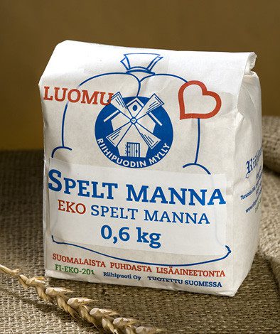 Spelt manna Riihipuodin mylly Spelt manna Riihipuodin mylly